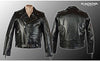 Toddler black leather motorcycle jacket by Milwaukee Leather, classic design with black leather material, suitable for kids' clothing.