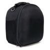 Milwaukee Leather black textile motorcycle helmet and sissy bar backpack for bikers, medium size, designed for motorcycle riders.