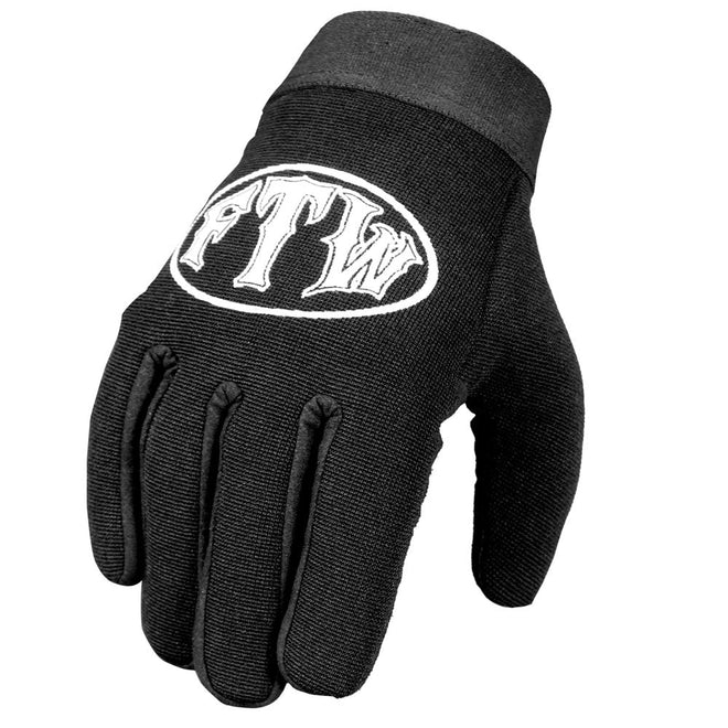 Black GVM2016 FTW Hot Leathers mechanic gloves with reinforced palm and finger protection, designed for durability and grip.