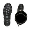 Black Hot Leathers Ladies 14-inch knee-high leather boots with side zipper entry, stylish and durable women's footwear.