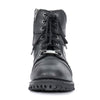 Hot Leathers BTL1010 ladies 7-inch zip-up and lace-up studded boots, shown with detailed stud accents and sturdy sole.