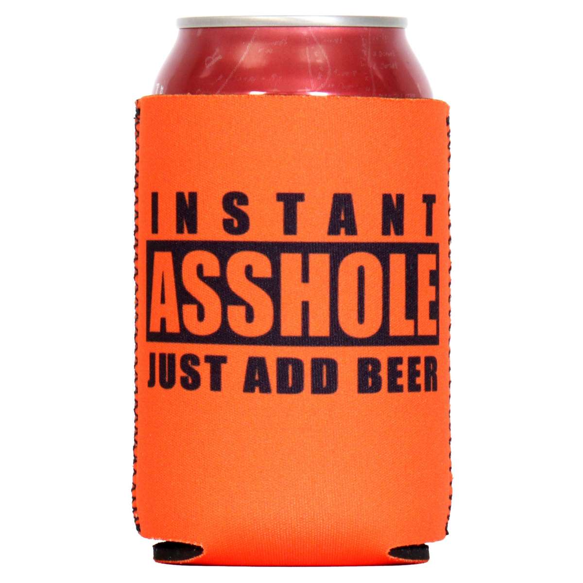 Hot Leathers Instant Asshole Can Wrap BVK3007 bottle and can sleeves featuring bold graphic design and durable material.