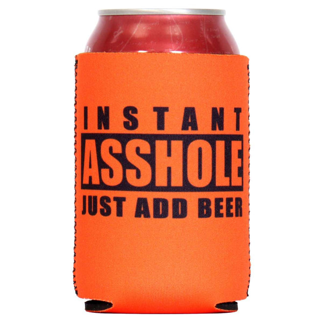 Hot Leathers Instant Asshole Can Wrap BVK3007 bottle and can sleeves featuring bold graphic design and durable material.