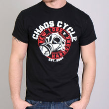 Official Chaos CCM1001 Menâ€™s Cycle Gas Mask Logo Black T-Shirt
