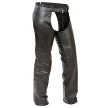 Hot Leathers CHK1001 Kidâ€™s/Children Classic Black Leather Chaps