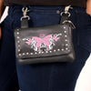 Hot Leathers CPE2007 Clip Pouch Pink Butterfly-8â€X5â€X1â€