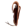 Hot Leathers Brown Leather Laced Knife Case, durable accessories with detailed lacing and classic design, perfect for carrying knives.