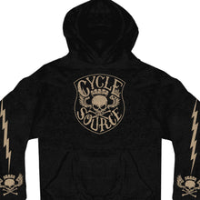Official Cycle Source Magazine CSM4011 Menâ€™s Knucklehead Black Hoodie Sweatshirt