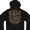 Official Cycle Source Magazine CSM4011 Menâ€™s Knucklehead Black Hoodie Sweatshirt