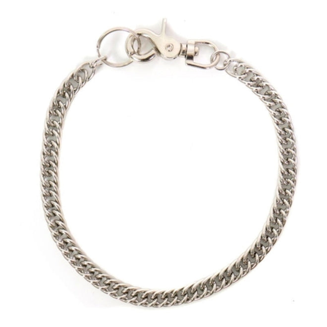 Hot Leathers coil wallet chain, 18-inch length, with metal links, designed for wallets and accessories.