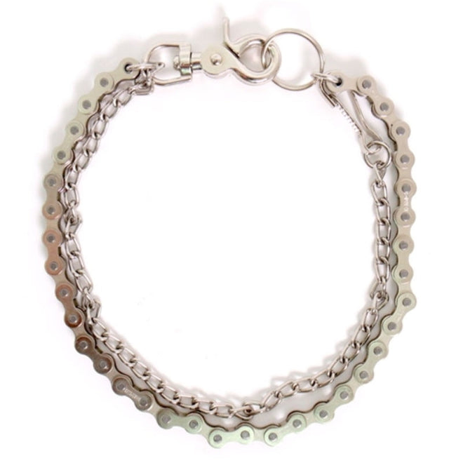 Hot Leathers CWA1038 double bike link 18-inch wallet chain featuring sturdy metal links for secure wallet attachment.