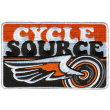 Hot Leathers CYA1002 Official Cycle Source Magazine Stripes Logo Patch