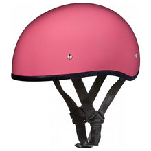Daytona Helmets D1-D ‘Skull Cap' HI-Gloss Pink Half Face Helmet with Visor - HighwayLeather
