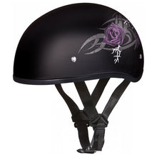 Daytona Helmets D6-PS ‘Skull Cap’ with Piston Skull Half Face Helmet - HighwayLeather