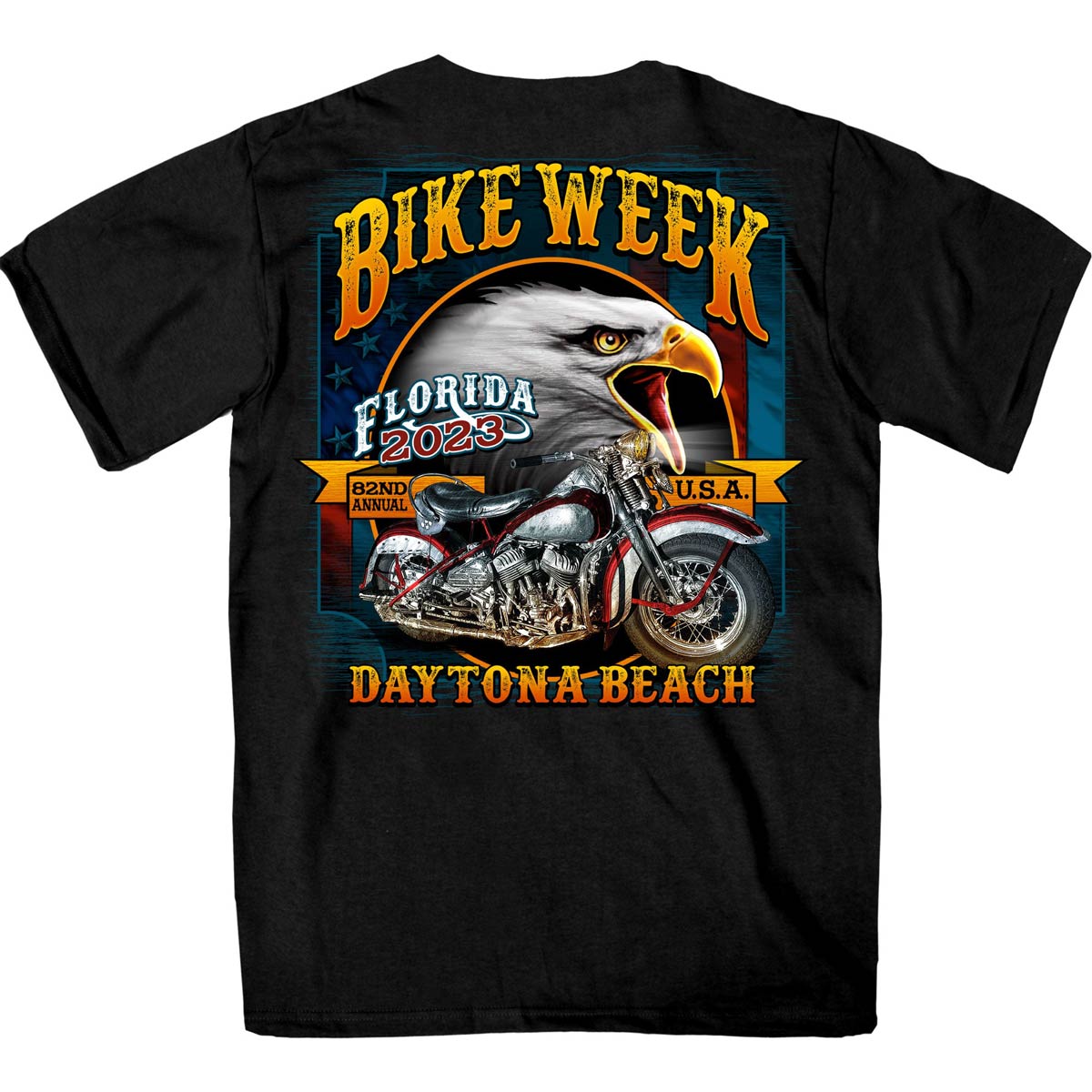 Hot Leathers EDM1184 Men's 2023 Daytona Beach Bike Week