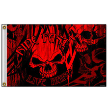Hot Leathers FGA1082 Over The Top Skulls Flag 3 Foot x 5 Foot