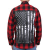 Hot Leathers FLM2110 Men's 'Bullets' Flannel Long Sleeve Shirt