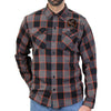 Hot Leathers FLM2111 Men's 'Rattler' Flannel Long Sleeve Shirt