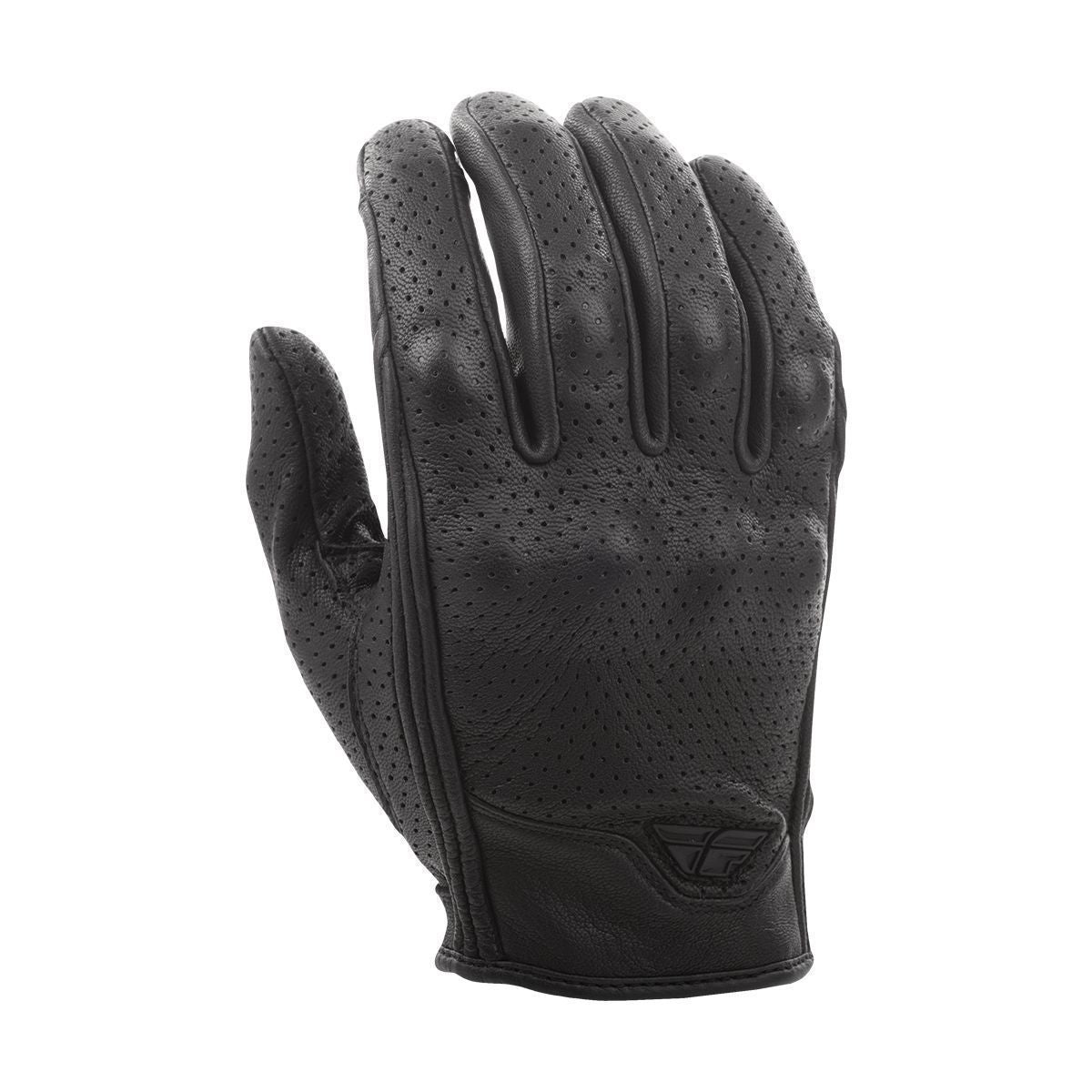 THRUST GLOVES PERFORATED BLACK XL - HighwayLeather