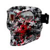 Hot Leathers FMP1003 "Star Skull" Polypro Face Mask with G-Tech Lenses
