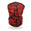 Hot Leathers Ancient Skulls face wrap neck warmer with skull design, offering face and neck protection in a safety face/neck cover.