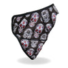 Hot Leathers Sugar Skulls face and neck wrap, a stylish safety accessory with vibrant skull design for warmth and protection.