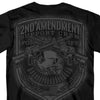 Hot Leathers GMD1442 Men's Black '2nd Amendment Support' T-Shirt