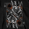 Hot Leathers GMS1534 Menâ€™s Black Gambler Short Sleeve Shirt