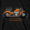 Hot Leathers GMS1536 Menâ€™s Black I'm a Simple Guy T-Shirt