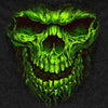 Hot Leathers GMS4023 Menâ€™s Shredder Skull Black Hoodie Sweatshirt