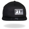 Hot Leathers GSH1013 FTW All Black Snap Back Hat