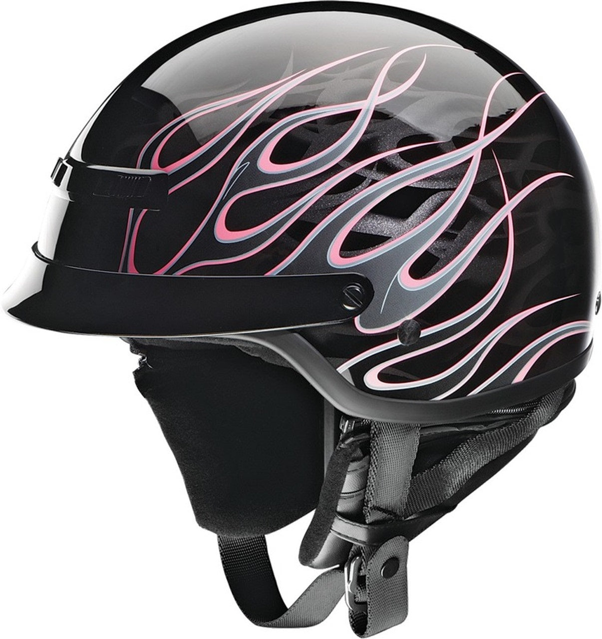 Z1R Nomad Hellfire Black Pink Helmet - HighwayLeather
