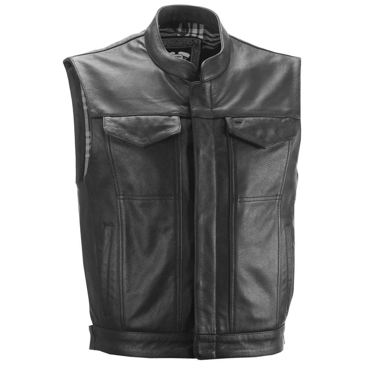 MAGNUM VEST BLACK 2X - HighwayLeather