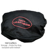 Glossy black Hot Leathers HLT70 'Stealth' motorcycle half helmet with DOT skull cap design, classic style for motorcycle riders.