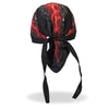 Hot Leathers Skull Made Of Skulls DOO RAGS headwrap featuring a bold skull design on black fabric.