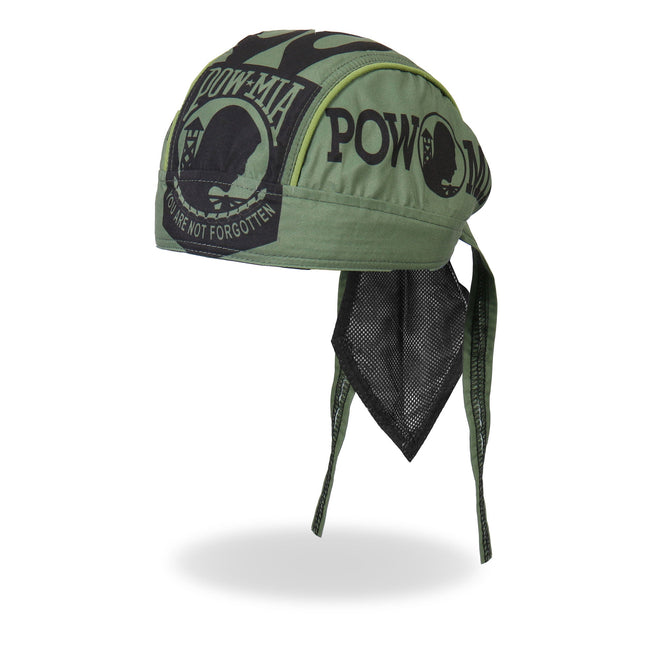 Hot Leathers POW Headwrap from DOO RAGS collection, featuring bold camouflage design and comfortable fabric.