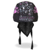 Hot Leathers Lady Rider Stud Headwrap from the DOO RAGS collection, featuring decorative studs and a stylish design.