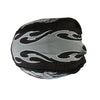 Hot Leathers Lone Wolf Headwrap from DOO RAGS collection, featuring a wolf design in black and gray tones.