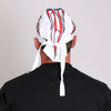 Hot Leathers American Bike Headwrap, White doo rags with bold American flag design, made for motorcycle riders.