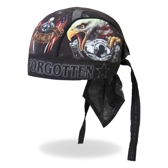 Hot Leathers Born Free Eagle POW Headwrap from the DOO RAGS collection, featuring patriotic eagle design and comfortable fabric.