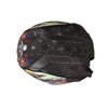 Hot Leathers Born Free Eagle POW Headwrap DOO RAGS with bold eagle design and patriotic theme, displayed flat on a white background.