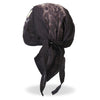 Hot Leathers Skull and Wrench Bones DOO RAGS headwrap with bold skull and wrench design, made of soft, stretchy fabric.