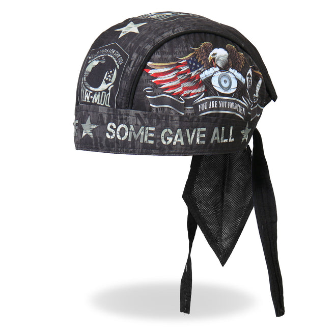 Hot Leathers Never Forgotten Headwrap from DOO RAGS collection featuring bold design and comfortable fabric.