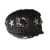 Hot Leathers Never Forgotten Headwrap, DOO RAGS style with patriotic design, featuring bold colors and detailed artwork.