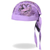 Hot Leathers Heart Headwrap from DOO RAGS line, featuring a bold heart design and comfortable fabric for motorcycle style.