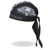 Hot Leathers Bad Scratch Headwrap from DOO RAGS collection, featuring bold graphic design and comfortable fit.