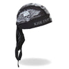 Hot Leathers Bad Scratch Headwrap from the DOO RAGS line, featuring a rugged design with bold graphics and a comfortable fit.