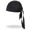 Hot Leathers HWH1064 Classic Black premium headwrap from DOO RAGS collection, featuring durable fabric and stylish design.