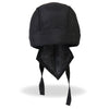 Hot Leathers Classic Black Premium Headwrap from DOO RAGS collection, featuring a stylish black headwrap with detailed branding.