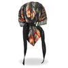 Hot Leathers Native American Headdress premium headwrap, DOO RAGS brand, featuring detailed Native American design and vibrant colors.